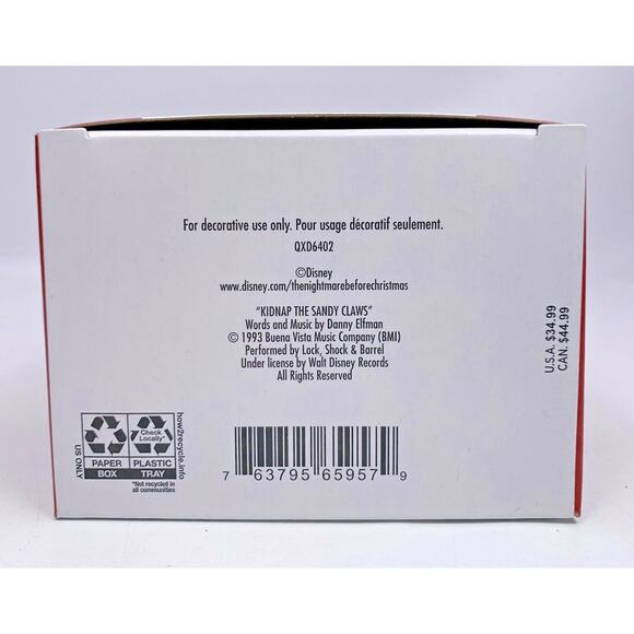 Hallmark Keepsake '21 LOCK SHOCK & BARREL Nightmare Before Christmas Storyteller - Picture 7 of 7